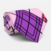 Art Deco Argyle Stropdas (Opgerold)