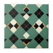 Art Deco Argyle Tegeltje (Voorkant)