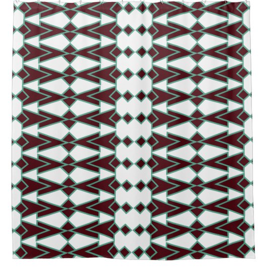 Art Deco Arrows Douchegordijn (Voorkant)