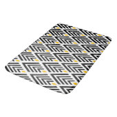 Art Deco Arrows Patroon Badmat (Gekanteld)