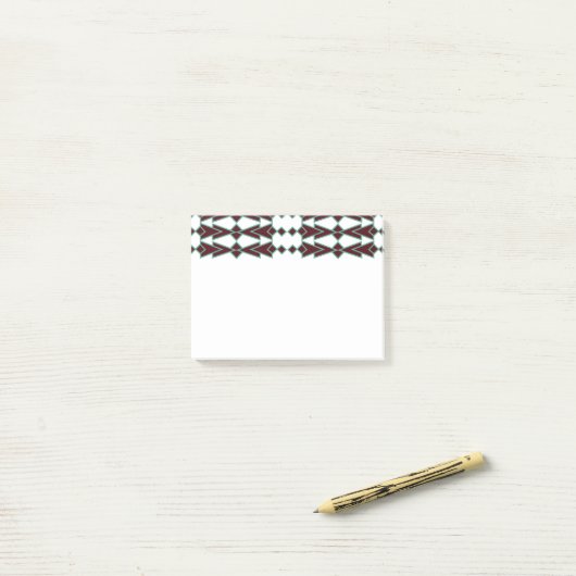 Art Deco Arrows Post-it® Notes (Op bureau)
