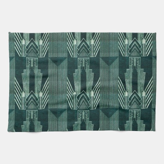 Art deco, , art nouveau, , chic, elegant, theedoek (Horizontaal)