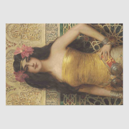 Art Deco Art Nouveau  Decoupage 1920 Tissuepapier (Voorkant)