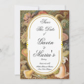 Art Deco Art Nouveau Gestreept Goudkleurig Modern Kaart (Voorkant)