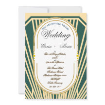 Art Deco Art Nouveau Gestreept Goudkleurig Modern