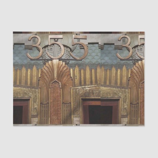 art deco, art nouveau, , origineel, elevator, d tissuepapier (Voorkant)