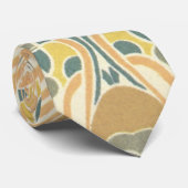 art deco art nouveau peace ock patroon art stropdas (Opgerold)