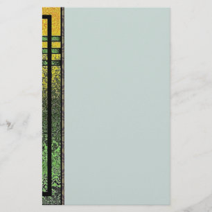 Art Deco-artikelen voor groene en goudsmederijen Briefpapier