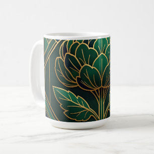 Art Deco Artisjok Koffiemok