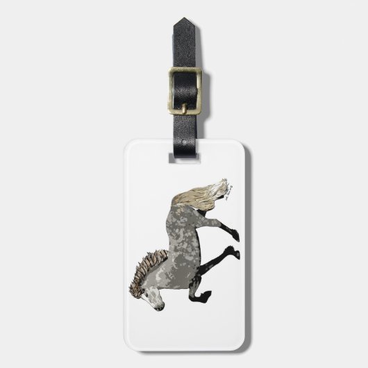 Art Deco Astrid Bagagelabel (Voorkant verticaal)