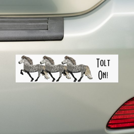 Art Deco Astrid Bumpersticker (Op auto)