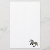 Art Deco Astrid Gaited Horse Briefpapier (Voorkant)