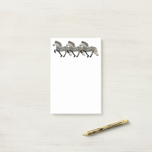 Art Deco Astrid Post-it® Notes (Op bureau)