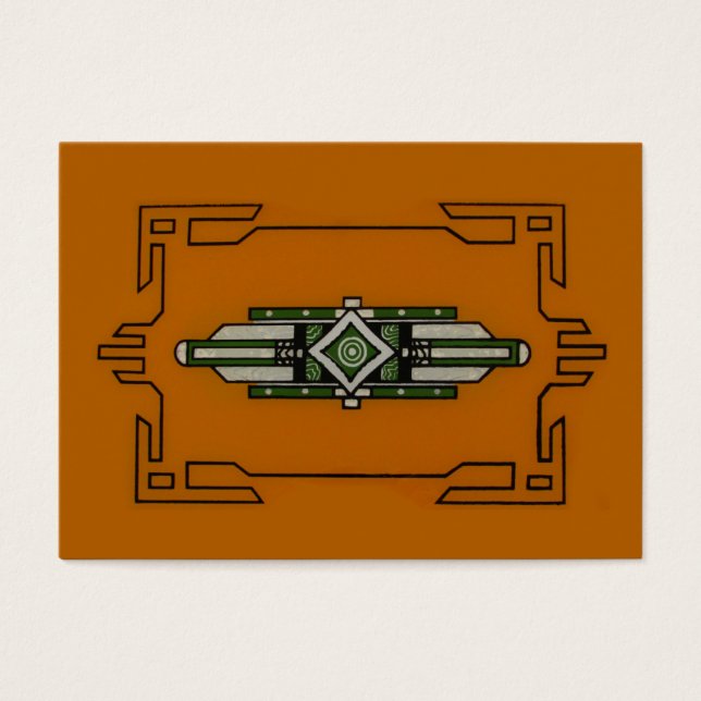 Art Deco ~ ATC Visitekaartje (Voorkant)
