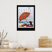 Art Deco AU Reisposter 4 Poster (Keuken)