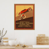 Art Deco-auto Poster (Keuken)