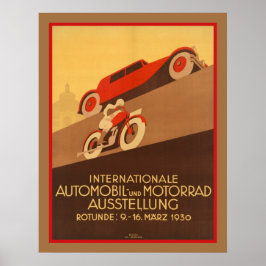 Art Deco-auto Poster