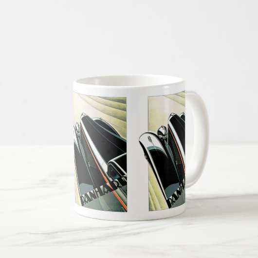 Art Deco Automobile Koffiemok (Voorkant rechts)