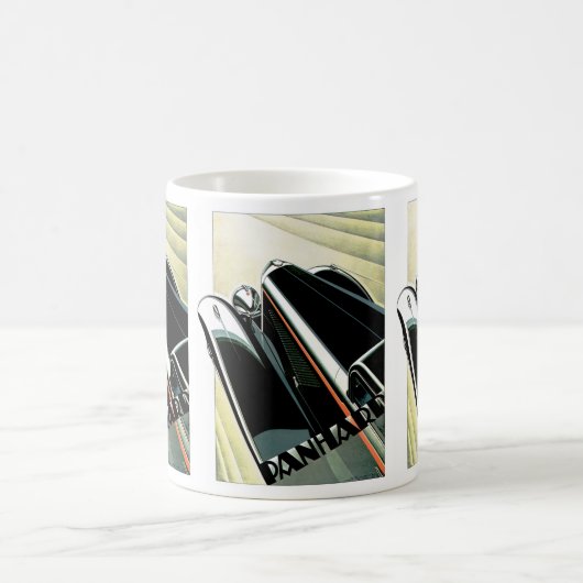 Art Deco Automobile Koffiemok (Center)