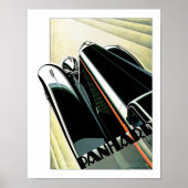 Art Deco Automobile Poster (Voorkant)