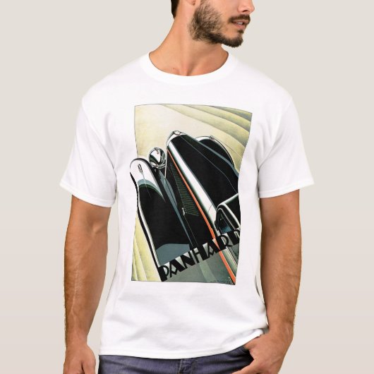 Art Deco Automobile T-shirt (Voorkant)