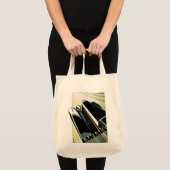 Art Deco Automobile Tote Bag (Voorkant (product))