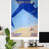 Art Deco Aviation Poster 1930 (Thuiskantoor)