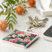 Art Deco Azalea Sleutelhanger (Zijkant)