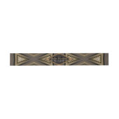 Art Deco Aztec Earth Belly Bands Uitnodigingen Wikkel (Vlak)