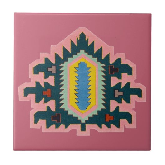 Art Deco Backsplash Tegeltje (Voorkant)