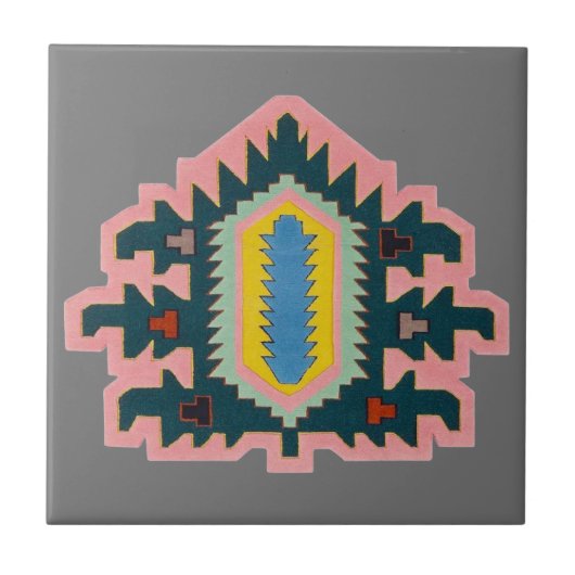 Art Deco Backsplash Tegeltje (Voorkant)