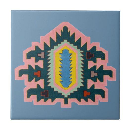 Art Deco Backsplash Tegeltje (Voorkant)
