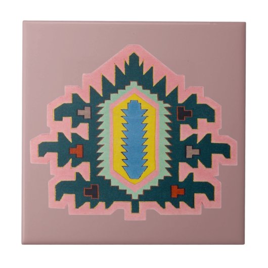 Art Deco Backsplash Tegeltje (Voorkant)