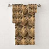 Art Deco Bad Handdoek (Insitu)