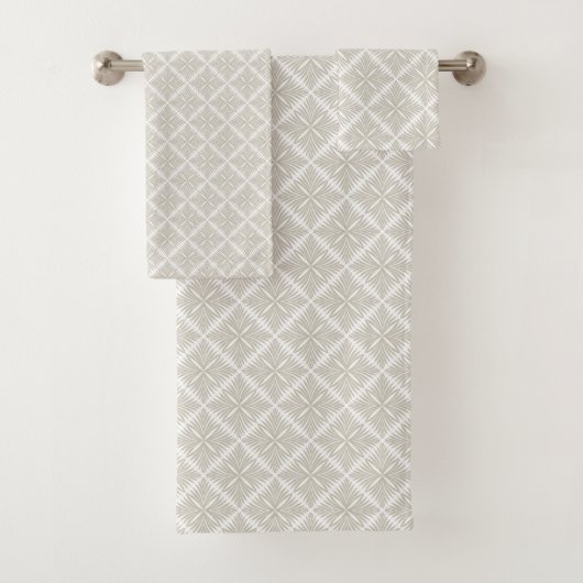 Art Deco Bad Handdoek (Insitu)