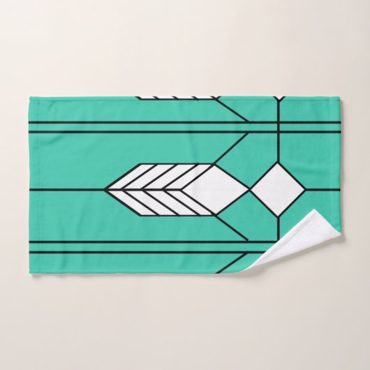 Art Deco Bad Handdoek (Handdoek)