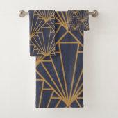 Art Deco Bad Handdoek (Insitu)