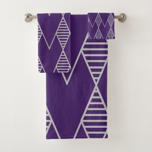 Art Deco Bad Handdoek (Insitu)