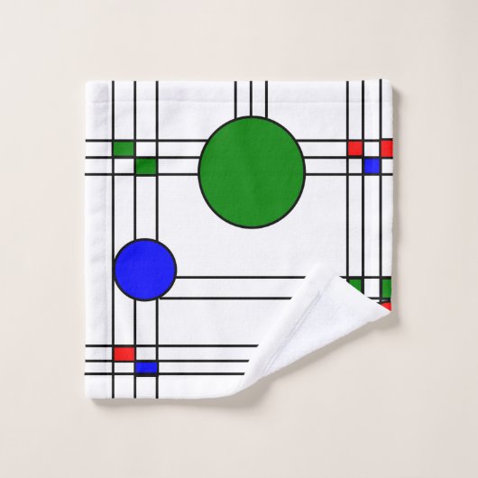 Art Deco Bad Handdoek (Wasdoekje)