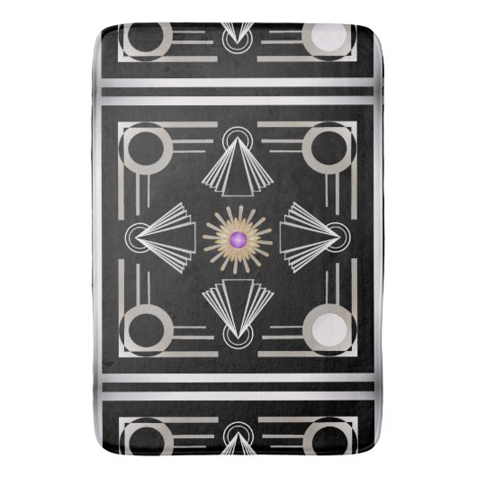 Art Deco Badmat (Voorkant Verticaal)