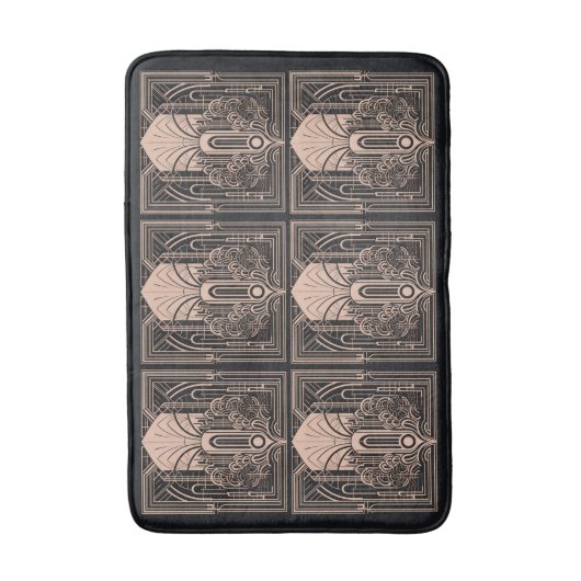 Art Deco Badmat (Voorkant Verticaal)