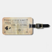 art deco bagagelabel (Voorkant horizontaal)