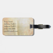 art deco bagagelabel (Achterkant horizontaal)