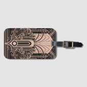 Art Deco Bagagelabel (Voorkant (horizontaal))