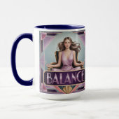 Art Deco Balance Meditatie Mok (Links)