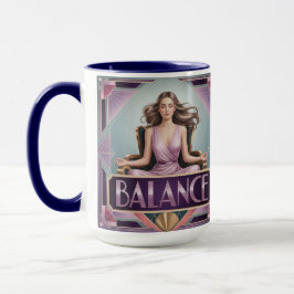 Art Deco Balance Meditation Mug Mok