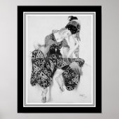 Art Deco Ballet Russes ca. 1922 Poster (Voorkant)