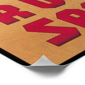 Art Deco Ballroom Dancers  Dance Poster (Hoek)