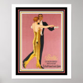 Art Deco "Bally Chaussures" Poster 16 x 20 (Voorkant)