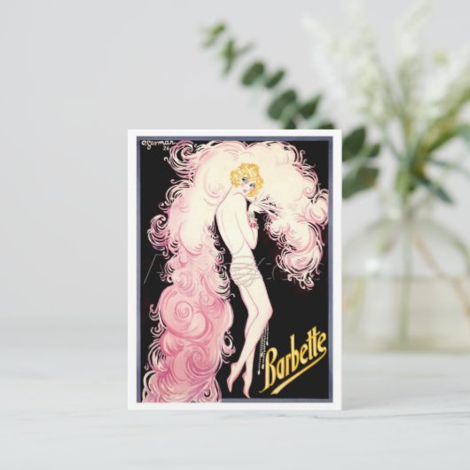 Art Deco, Barbette, Parijs, Charles Gesmar,  Briefkaart (Staand voorkant)